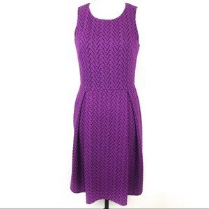 41 HAWTHORN | Jace Abstract Chevron Print Dress